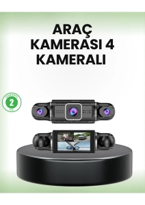  4 Kameralı Araç İç Dış Kayıt Sistemi 1080P GPS Destekli WiFi ile Gelişmiş Güvenlik
